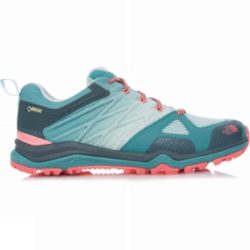 The North Face Womens Ultra Fastpack II GTX Shoe Green/Orange